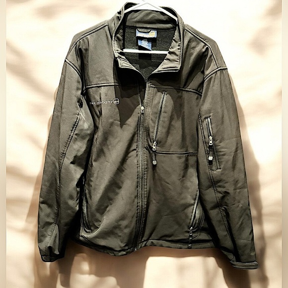 Free country lightweight black jacket multiple pockets size LARGE like new - Picture 1 of 5